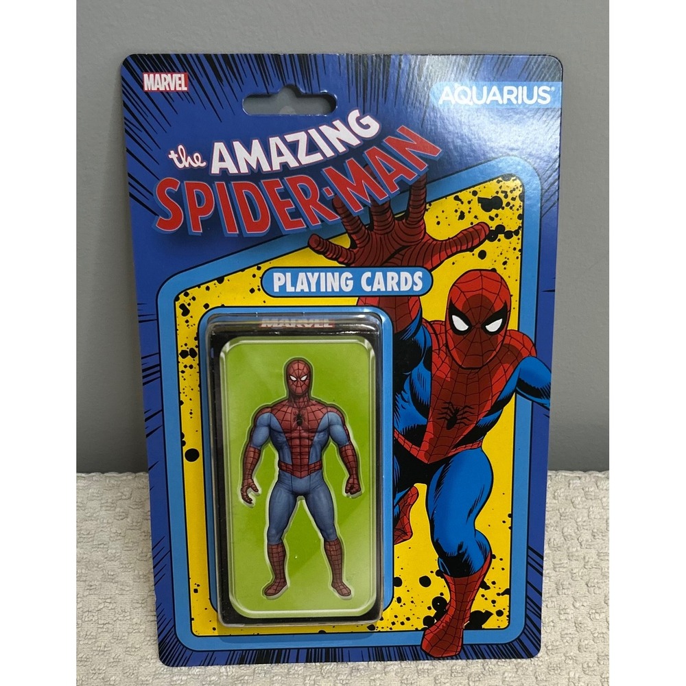 Marvel The Amazing Spider-Man Playing Cards Aquarius 54522 Comic Art New